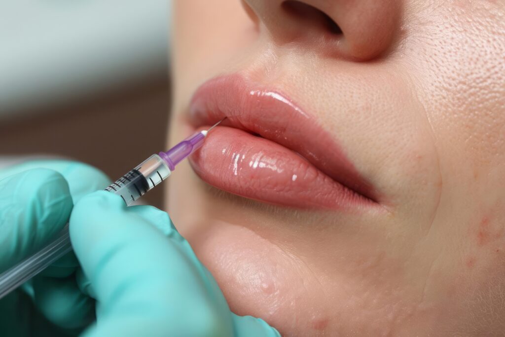 Lip Augmentation with Laser treatment at The Natural Place MedSpa